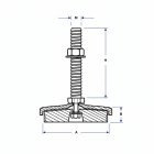 Schemat wibroizolatora maszynowego