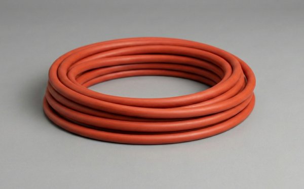 Czerwony sznur silikonowy VMQ odporny na temperaturę do 200 stopni