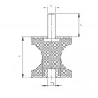 Schemat wibroizolatrów WTB