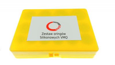 Zestaw oringów silikonowych