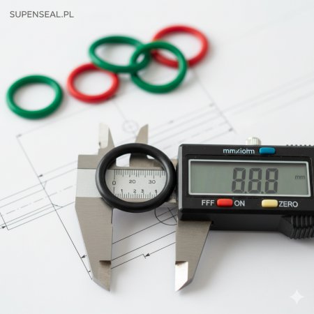 Oringi silikonowe dostępne w dużych rozmiarach