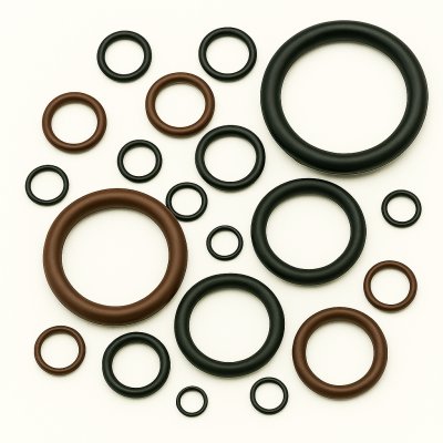 Oringi FKM 70 ShA Calowe od 1.42mm do 3mm