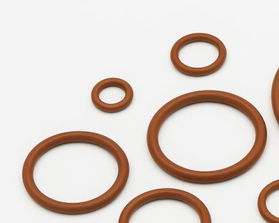 Oringi FKM do kontaktu z żywnością Brązowe od 1.42mm do 3mm