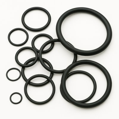 Oringi FKM do kontaktu z żywnością Czarne od 1.42mm do 3mm