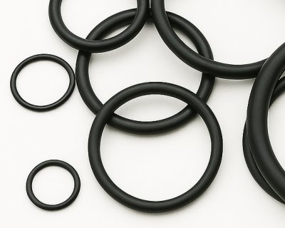 Oringi FKM do kontaktu z żywnością Czarne 2.62mm