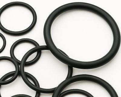 Oringi FKM do kontaktu z żywnością Czarne 5.33mm