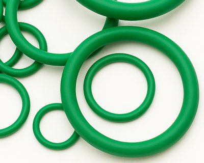 Oringi FKM do kontaktu z żywnością Zielone 5.33mm
