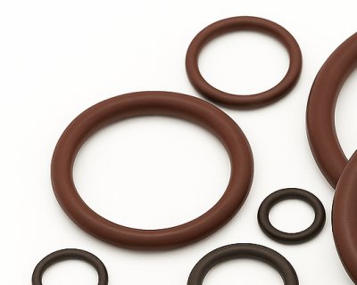 Oringi FPM o grubości 4mm Brązowe