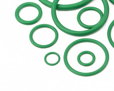 Oringi FPM o grubości 1.5mm Zielone