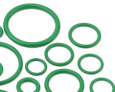 Oringi FPM o grubości 2mm Zielone