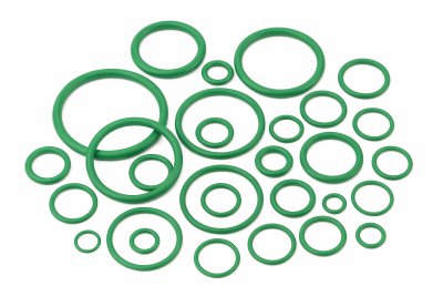 Oringi FPM o grubości 3mm Zielone
