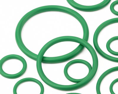Oringi FPM o grubości 4mm Zielone