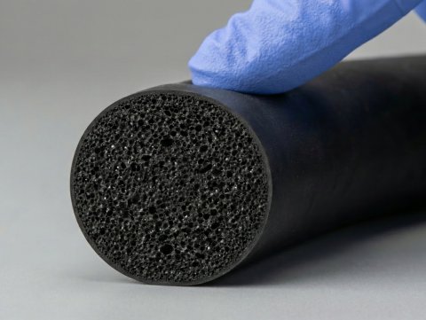 Przekrój sznura EPDM spienionego