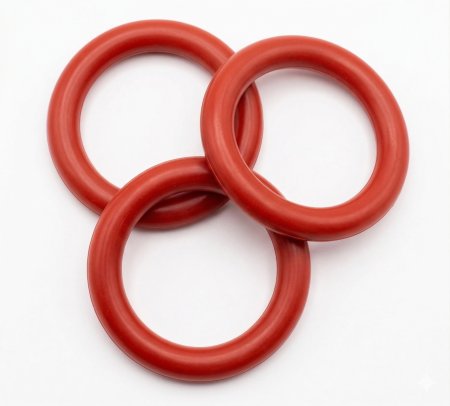 Oringi silikonowe dostępne w dużych rozmiarach.