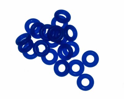 Oringi Silikonowe Niebieskie o grubości 0.97mm