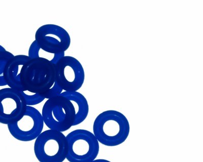 Oringi Silikonowe Niebieskie o grubości 1.5mm
