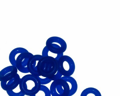 Oringi Silikonowe Niebieskie o grubości 2mm