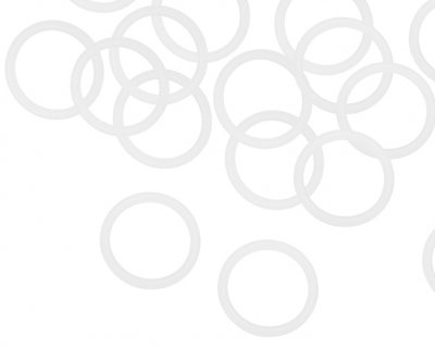 Oringi Silikonowe Transparentne o grubości 1mm