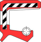 Zdjęcie przedstawiające przekrój simmeringu Typu AO